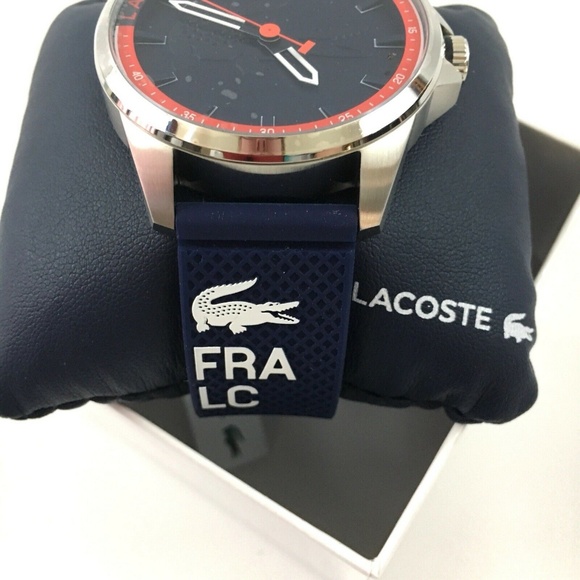 LaCoste Mens Casual Watch Blue Capbreton Silicone - Picture 5 of 8